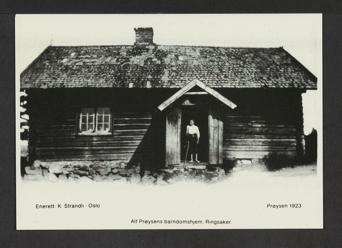 Bilde av Prøseynstua, datert 1923. Fotograf ukjent
