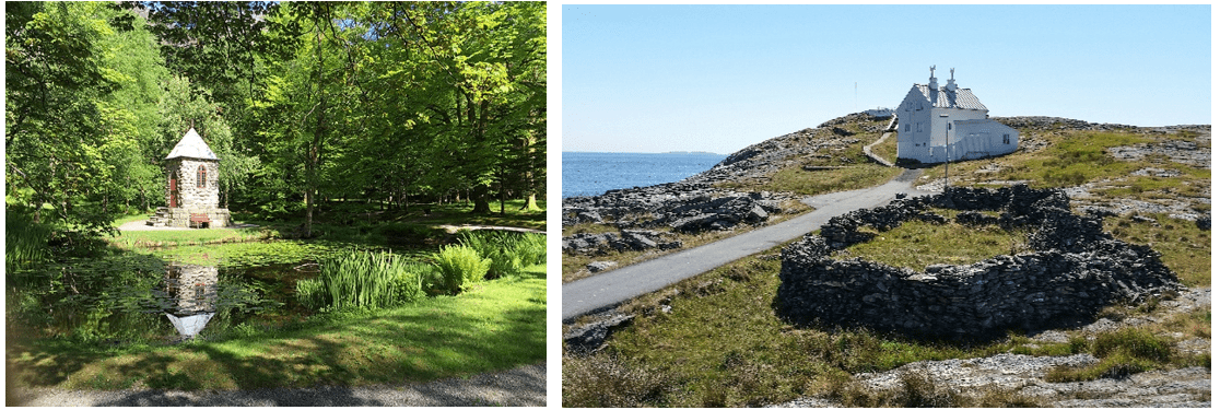 Parken i Baroniet, Rosendal og Fjøløy fyr, Rennesøy