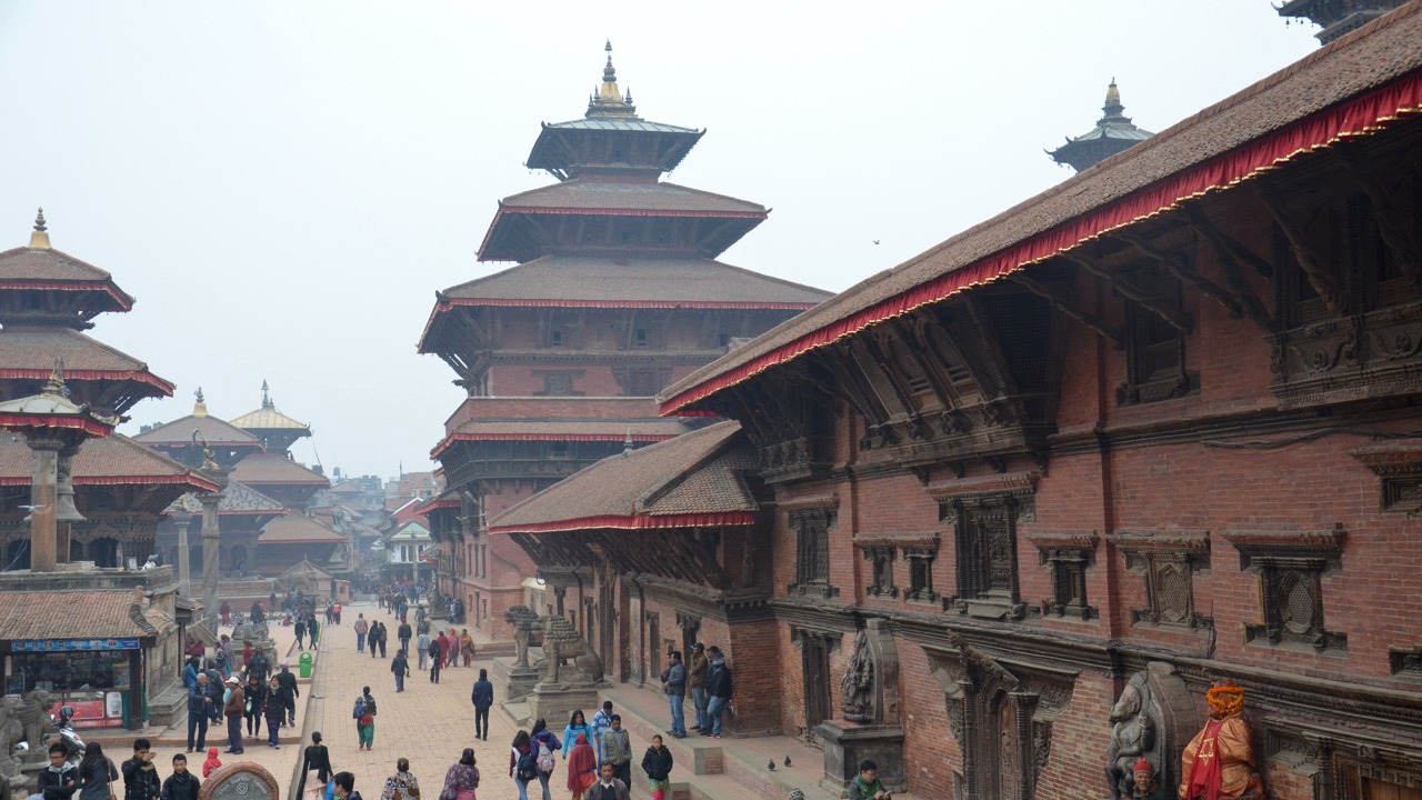 Kathmandu in Nepal From the Patan Durbar Square World Heritage area. The Kathmandu Valley was inscribed on the World Heritage List in 1979. Photo: Anne Nyhamar, the Norwegian Directorate for Cultural Heritage