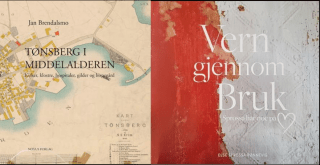 Bilde av bøkene Tønsberg i middelalderen og Vern gjennom bruk