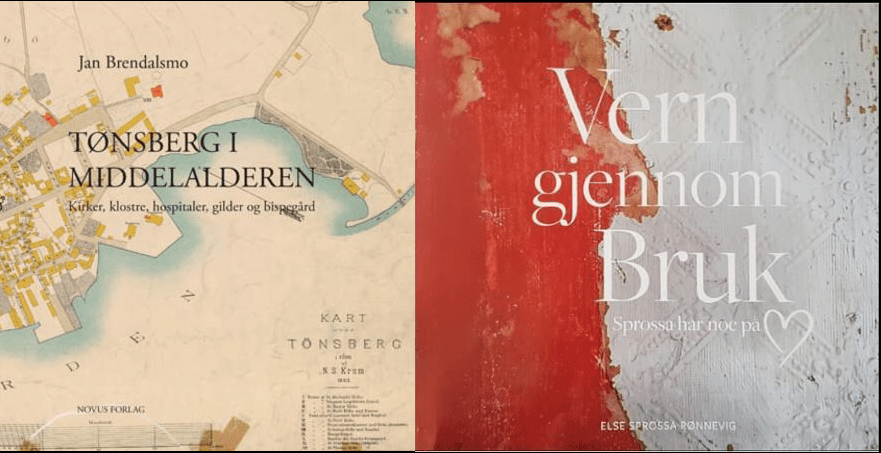 Bilde av bøkene Tønsberg i middelalderen og Vern gjennom bruk